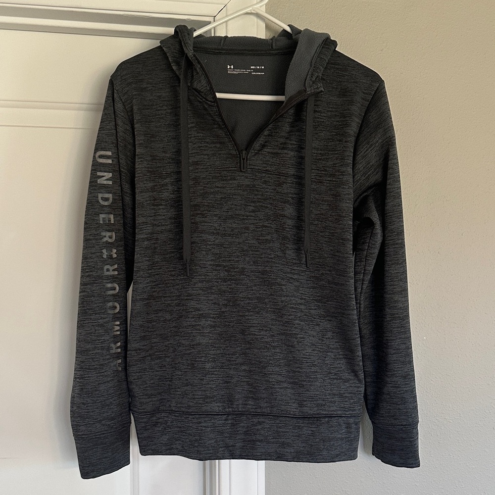 Women’s Under Armour Charcoal Half-Zip Hoodie